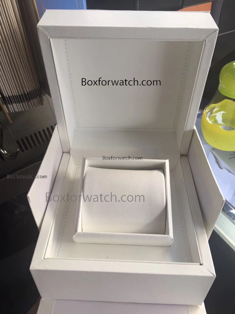 New Replica Simple IWC Watch Boxes - White Leather Box